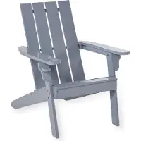 Hardin 1fachgut Adirondack Gartenstuhl aus Akazienholz, ca. 69 x 92 x 89 cm – Blau