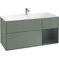 Villeroy & Boch V&B Waschtischunterschrank Wandbeleuchtung Finion 119,6x59,1cm, Rg r md b m La, Oli. m Lac