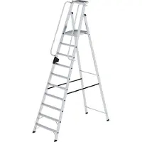 MUNK Günzburger Steigtechnik MUNK Aluminium-Stehleiter 10 Stufen
