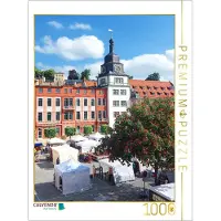 CALVENDO Puzzle Rudolstadt, Blick auf den Marktplatz | 1000 Teile Lege-Größe 64x48cm Foto-Puzzle für glückliche Stunden