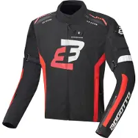 Bogotto GPX Wasserdichte Schwarz Rot Motorrad Textiljacke Größe M
