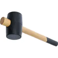 Kraftmann 1861 Gummihammer, Kopfdurchmesser 65 mm, 500 g