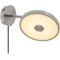 UMAGE Design Wandlampe Asteria Short, dimmbar, grün, für Schlafzimmer, Metall, Design, Wandleuchte, Wandlampe Innen