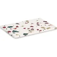 Zeller Servierplatte PRESENT "Terrazzo", bunt (weiß, bunt), B:20cm H:14cm L:30cm, Dolomit, Servierplatten, Servierplatte, Modernes Desing