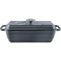 Sallys Gusseisen Brotbackform Baba - Smokey Grey Majolika