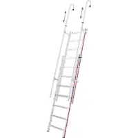 Hymer Einhängeleiter Schiebeleiter Regaleinhängeleiter 2x8 Sprossen