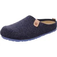 Rohde Herren Pantoffeln Hausschuhe Softfilz Napoli-H 6900, Größe:40 EU, Farbe:Blau