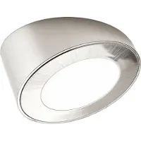 Sotech Domus Line LED-Strahler RIO D-MOTION (12V, 3W, 2700–5500 K, Micro12, Edelstahloptik, Ring schräg) Aufbaustrahler von