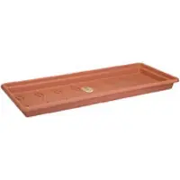 Elho green basics Garten xxl Untersetzer 80cm - mild tonrot