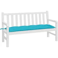 vidaXL "Winter Sale" Gartenmöbelauflagen - Türkis Gartenbank-Auflage Türkis 150x50x7cm Oxford-Gewebe DE6625481