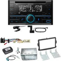 Kenwood DPX-7300DAB Bluetooth Digitalradio USB CD Einbauset für Renault Trafic 3