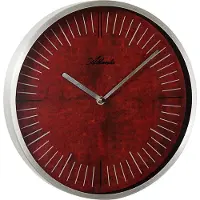 Atlanta 4530/18 Wanduhr Quarz analog rost-farben rund