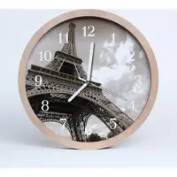 Tulup Holzuhr 20fi cm wanduhr - Paris Stadt