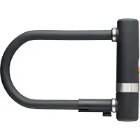 Famanu D-Lock mit Sicherheitskabel - Rahmenschloss schwarz
