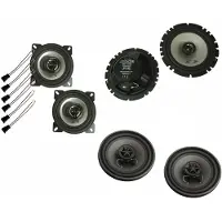 DSX Alpine passend für VW Bus T4 1990-2003 Lautsprecher Boxen Set Tür Vorne Seitenteil hinten