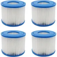 Trade-Shop 4x Whirlpool-Filter / Ersatz-Filter / Filterpatrone kompatibel mit Bestway Lay-Z-Spa Miami, Vegas, Palm Springs, Hawaii, Monaco, Paris