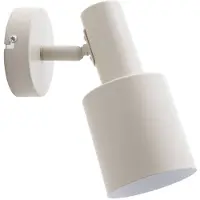 LINDBY Wandstrahler Ovelia, beige, Metall, E27