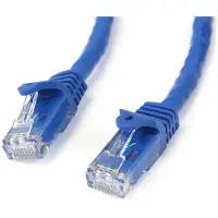 StarTech.com .com 3m Cat6 Gigabit Snagless RJ45 UTP Patchkabel - Blau, 3 m, Cat6, U/UTP (UTP), RJ-45, RJ-45, Blau