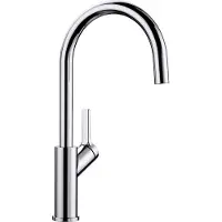 BLANCO CARENA, Messing galvanisch, chrom, Hochdruck, Standard, Chrom, Messing, Hebelgriffe, Einzelbild, 3/8"