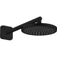 Hansgrohe AXOR ShowerSolutions Duschkopf 220, 1 Strahlart, 35382670, Farbe: Mattschwarz