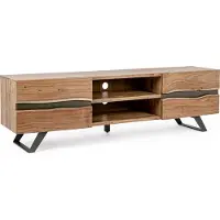 Natur24 TV-Möbel Aron 190 x 56 x 43 cm Akazie