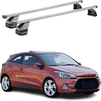 Omac Menabo Dachträger Grundtäger für Hyundai i20 Coupé 2015-2020 75kg Stahl Grau 2x