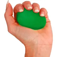 Sport-Tec Squeeze Egg Handtrainer Fingertrainer Unterarmtrainer Antistressball mittel GRÜN