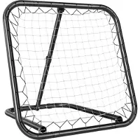 Novzep Verstellbare 78x84 cm Fußball-Rebounder mit Heringen, 5 Stufen, tragbar, Kickback-Tor, Jugendtraining, Baseball-Zubehör, Weiß