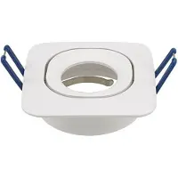 Sigor Einbaustrahler Eckig 82mm weiss Downlight schwenkbar