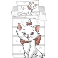 Disney Marie Kinderbettwäsche – Bettbezug 100x135 cm & Kissenbezug 40x60 cm