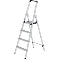 Proregal ML Stufen-Stehleiter einseitig begehbar 4 Stufen
