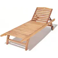 AEA Outdoor Liegestuhl Relax Liege Sonnenbank Holzliege Terrassenmöbel Balkon