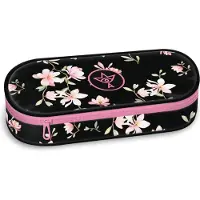 ARS UNA Schlamper-Etui Magnolia, schwarz-rosa, für Mädchen