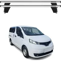 Menabo Dachträger Grundtäger für Nissan NV200 2009-2021 75kg Alu Silber 2 tlg