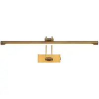 LUCANDE Dimitrij Bow Wandleuchte Brass - , Dimitrij, Bronze / Altmessing, für Wohnzimmer, Metall, Antik