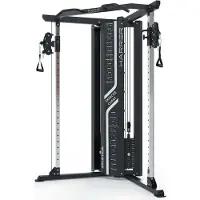 ATLETICA Harrier | Kabelzugstation | 1:2 & 1:1 Übersetzung | 2x 90kg Gewichtsblock | Edelstahl-Komponenten | Functional Trainer | Dualer Kabelzug