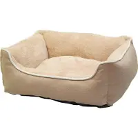 Nobby Komfortbett eckig Classic "ARNO" beige 73 x 59 x 18 cm