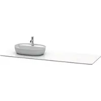 Duravit Luv Quarzsteinkonsole, Breite 1783mm, passend zu Waschtischunterbau LU9563, LU9568, LU9468L1717, Farbe: Weiß Struktur
