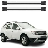 Omac Dachträger Grundtäger für Dacia Duster mk1 2014-2017 FL 75kg Alu Silber 2 tlg