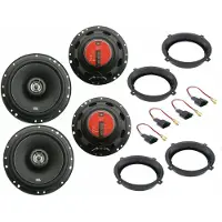 DSX JBL passend für Hyundai ix35i Bj 10-16 Lautsprecher Set Tür Front Heck 700 W