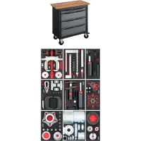 Vigor Mobile Werkbank Series XL mit Spezialwerkzeug Sortiment V7276 10-teilig