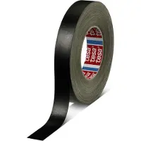 TESA tesaband 4657 Hochtemperaturbeständiges Spezialgewebeband, 50 m x 25 mm, schwarz