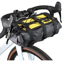 Rhinowalk Fahrradtasche - für Lenker BHD0011 gelb