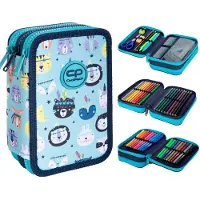 Patio Coolpack Dreifach-Schulfedermäppchen Mit Tiermuster