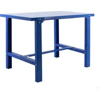 Proregal Werkbank BUFFALO METAL | HxBxT 83x150x73cm | Traglast 600kg | Blau