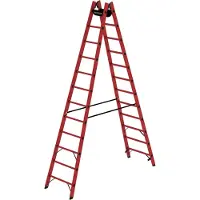 Proregal Sprossen-Stehleiter GFK 2x12 Sprossen
