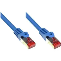 GOOD CONNECTIONS RNS Patchkabel mit Rastnasenschutz, Cat. 6, S/FTP, PiMF, PVC, 250MHz, blau, 20m,