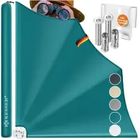 Kesser Balkonfächer klappbar mit Wandhalterung | 140x140cm | Sichtschutz Balkon Windschutz | Balkonsichtschutz | Seitenmarkise | witterungsbeständig | inkl. Montagematerial |
