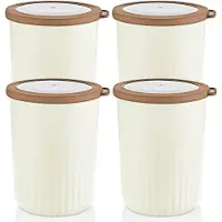 Vip Ahmet Vorratsgläser Set mit Luftdicht, BPA-frei Kunststoff, 4-tlg, 4x2,1L