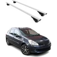 Omtec Dachträger Grundtäger für Renault Clio Grandtour 2005-2019 75kg Metall Schwarz